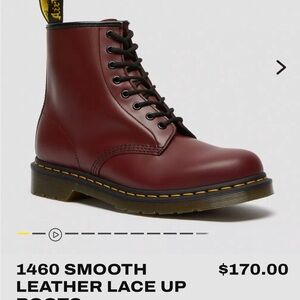Cherry red dr martens